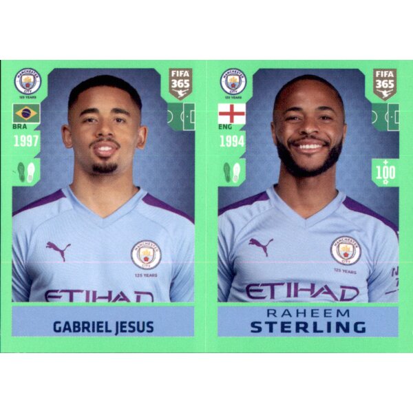 Sticker 57 - Gabriel Jesus - Raheem Sterling