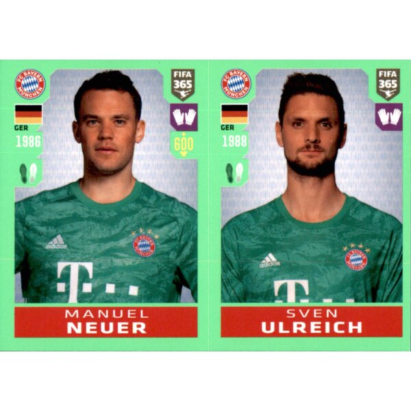 Sticker 156 - Manuel Neuer - Sven Ulreich