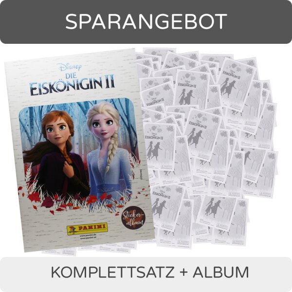 Disney Die Eiskönigin - Serie 2 Hybrid 2019 - Sammelsticker  - Komplettsatz + Album