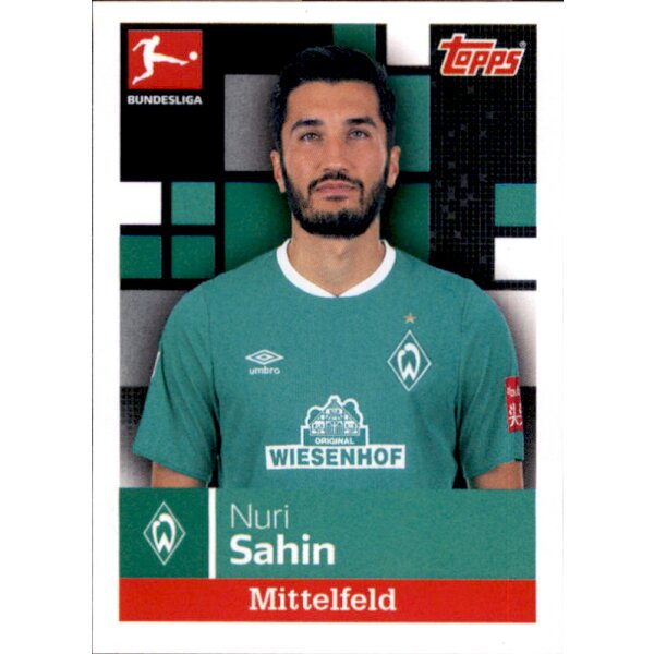 TOPPS Bundesliga 2019/2020 - Sticker 57 - Nuri Sahin