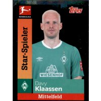 TOPPS Bundesliga 2019/2020 - Sticker 58 - Danny Klaassen...