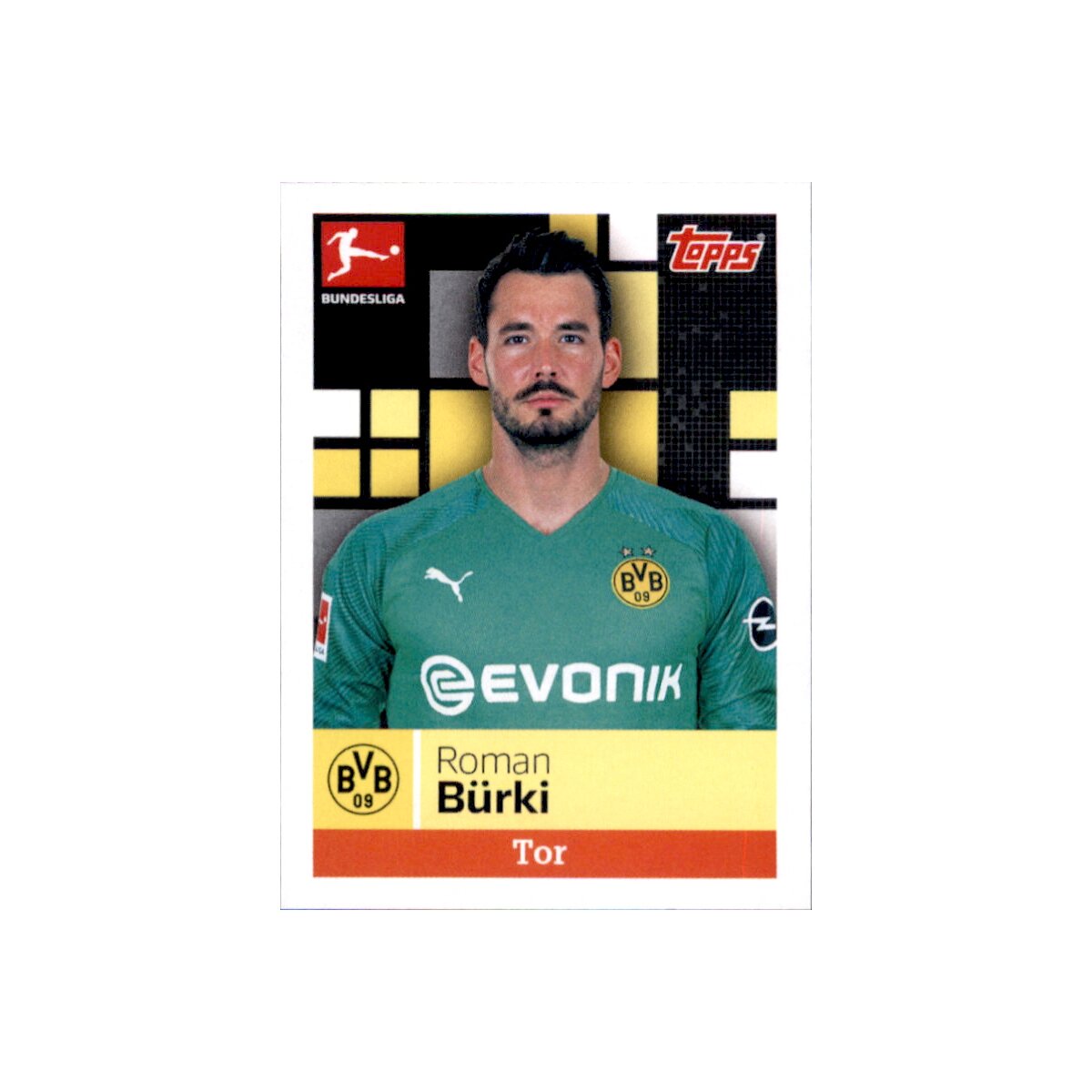 TOPPS Bundesliga 2017/2018 Sticker 49 Roman Bürki 