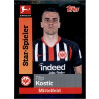 TOPPS Bundesliga 2019/2020 - Sticker 105 - Filip Kostic -...