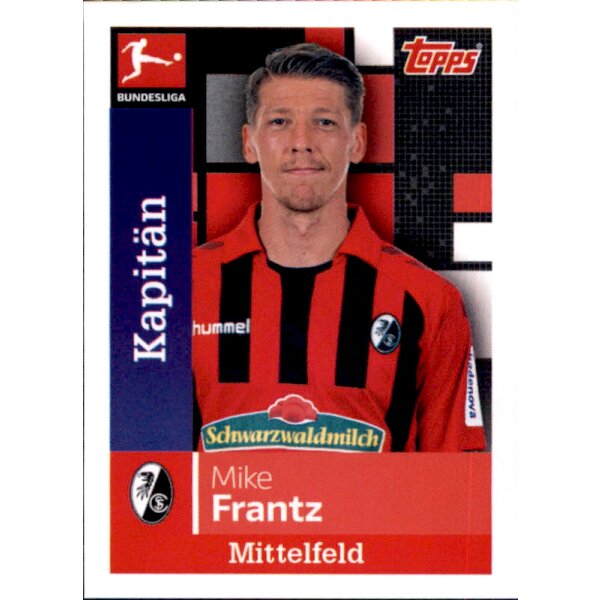 TOPPS Bundesliga 2019/2020 - Sticker 119 - Mike Frantz - Kapitän