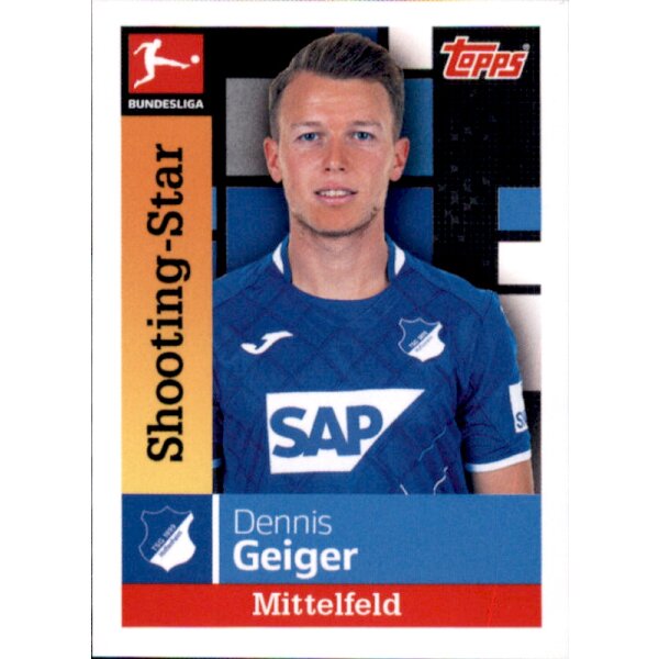 TOPPS Bundesliga 2019/2020 - Sticker 133 - Dennis Geiger - Shooting-Star