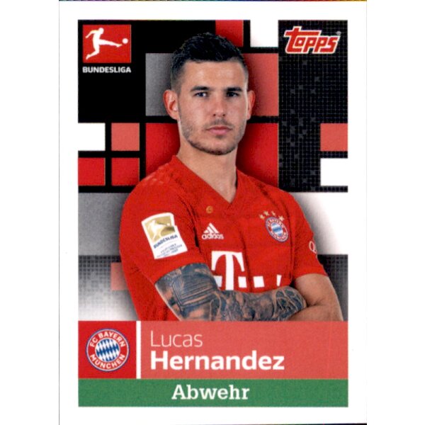 TOPPS Bundesliga 2019/2020 - Sticker 219 - Lucas Hernandez