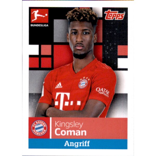 TOPPS Bundesliga 2019/2020 - Sticker 225 - Kingsley Coman