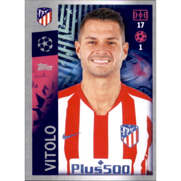 Sticker 35 - Vitolo - Atletico Madrid