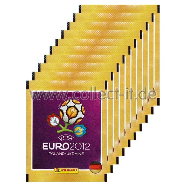 Panini EM 2012 - Sticker - 10 Tüten - Deutsche Ausgabe