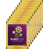 Panini EM 2012 - Sticker - 10 Tüten - Deutsche Ausgabe