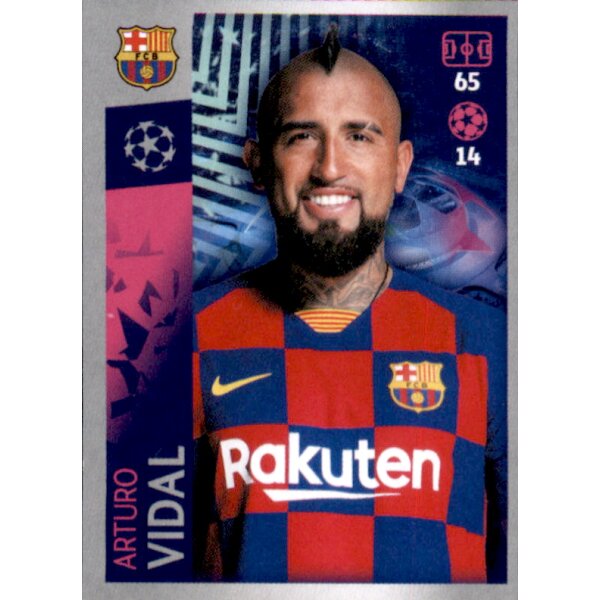 Sticker 52 - Arturo Vidal - FC Barcelona