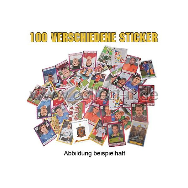 Panini EM 2012 - 100 verschiedene Sticker