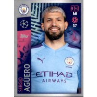Sticker 344 - Sergio Agüero - Manchester City