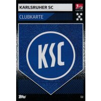 550 - Karlsruher SC - Clubkarte - 2019/2020
