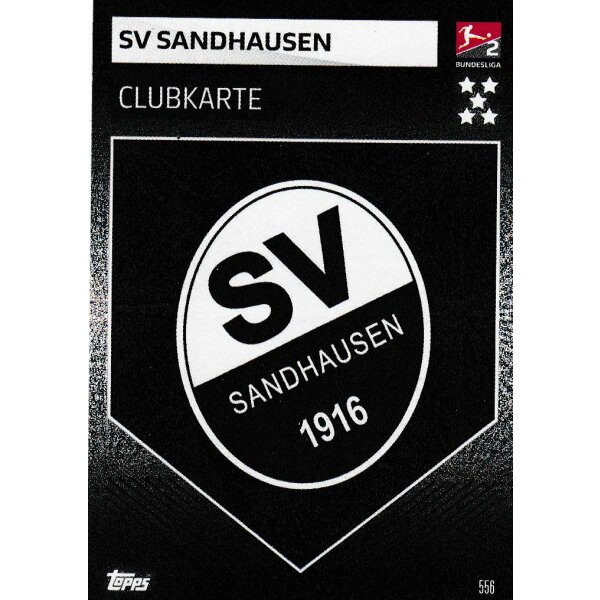 556 - SV Sandhausen - Clubkarte - 2019/2020