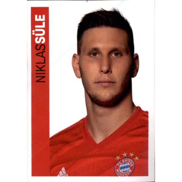 Sticker 34 - Niklas Süle- Panini FC Bayern München 2019/20