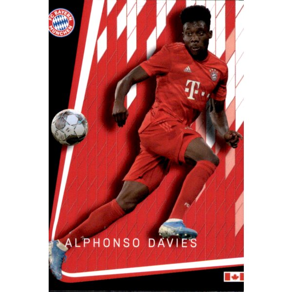 Karte 18 - Alphonso Davies- Panini FC Bayern München 2019/20