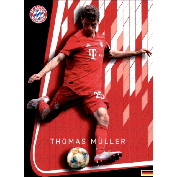 Karte 25 - Thomas Müller- Panini FC Bayern München 2019/20