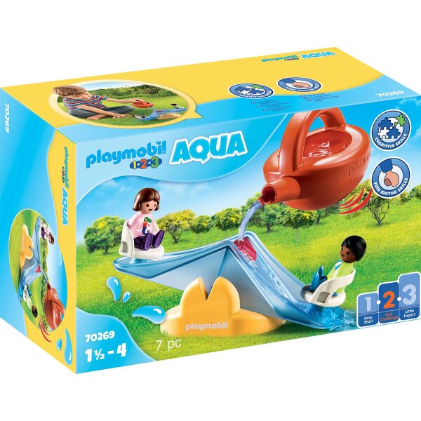 Playmobil 1.2.3 / Aqua 70269 - Wasserwippe mit Gießkanne