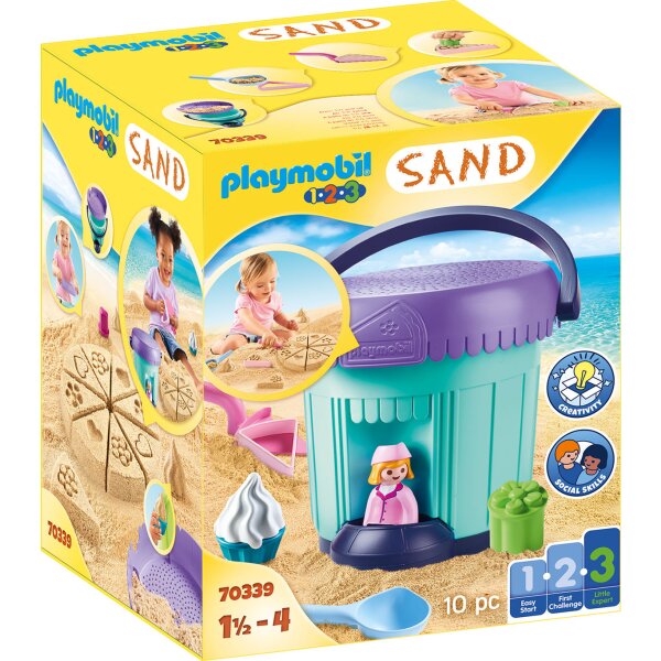 Playmobil 1.2.3 / Sand 70339 - Kreativset "Sandbäckerei"