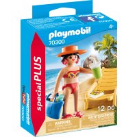 Playmobil Special Plus 70300 - Urlauberin mit Liegestuhl