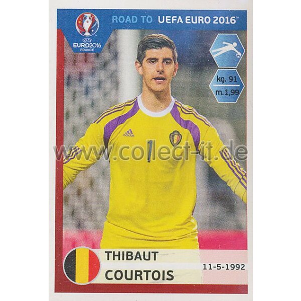 Road to EM 2016 - Sticker  1 - Thibaut Courtois