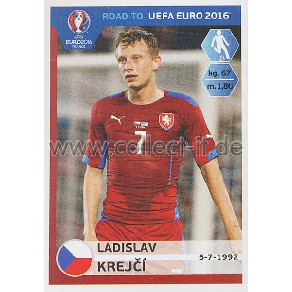 Road to EM 2016 - Sticker  39 - Ladislav Krejci