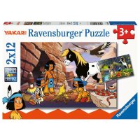 Ravensburger 05069 - Unterwegs mit Yakari - 2x12 Teile