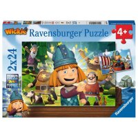 Ravensburger 05070 - Unser kluges Köpfchen Wickie - 2x24 Teile