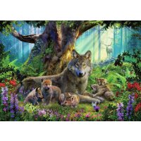 Ravensburger 15987 - Wölfe im Wald - 1000 Teile