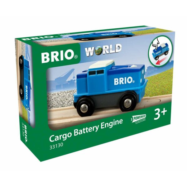 BRIO 63313000 - Blaue Batterie Frachtlok
