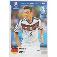 Road to EM 2016 - Sticker  58 - Mesut Ozil
