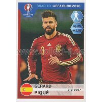 Road to EM 2016 - Sticker  83 - Gerard Pique