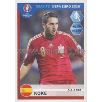 Road to EM 2016 - Sticker  87 - Koke