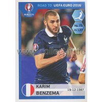 Road to EM 2016 - Sticker  112 - Karim Benzema
