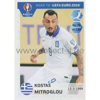 Road to EM 2016 - Sticker  128 - Kostas Mitroglou