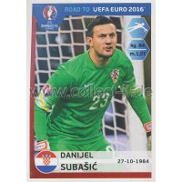 Road to EM 2016 - Sticker  129 - Danijel Subasic