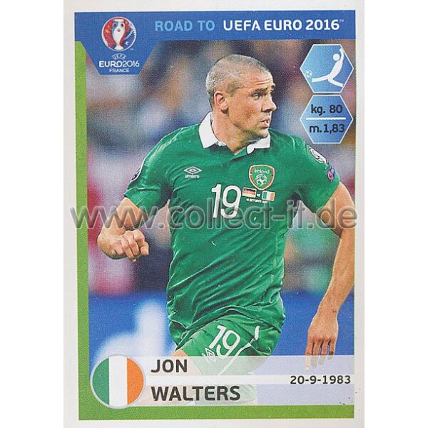 Road to EM 2016 - Sticker  160 - Jon Walters