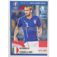 Road to EM 2016 - Sticker  162 - Giorgio Chiellini