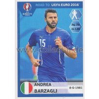 Road to EM 2016 - Sticker  164 - Andrea Barzagli