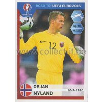 Road to EM 2016 - Sticker  177 - Orjan Nyland