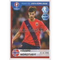 Road to EM 2016 - Sticker  179 - Havard Nordtveit