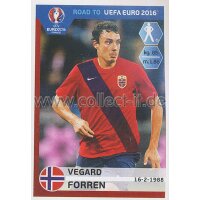 Road to EM 2016 - Sticker  181 - Vegard Forren