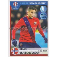 Road to EM 2016 - Sticker  182 - Omar Elabdellaoui