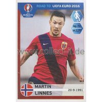 Road to EM 2016 - Sticker  184 - Martin Linnes
