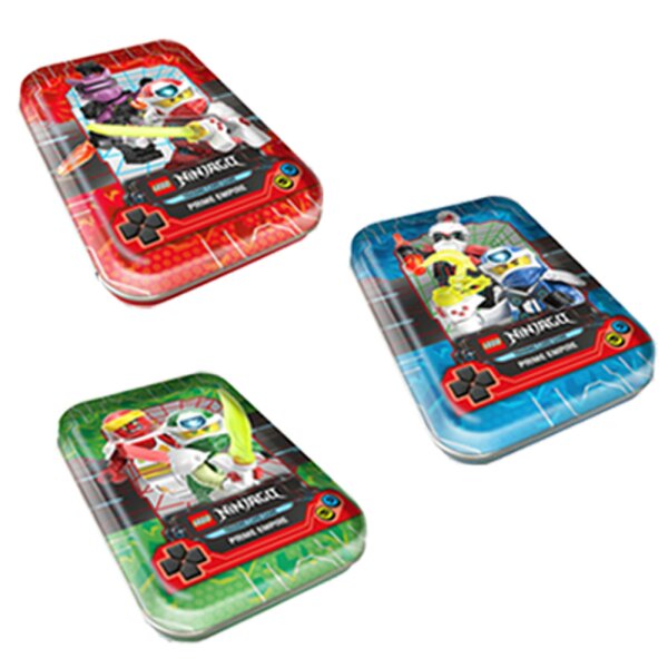 LEGO Ninjago - Serie 5 Trading Cards - Alle 3 verschiedenen Mini Tin Boxen - Deutsch