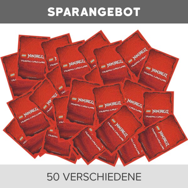 LEGO Ninjago - Serie 5 Trading Cards - 50 verschiedene Base Karten - Deutsch