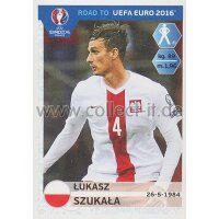 Road to EM 2016 - Sticker  213 - Lukasz Szukala