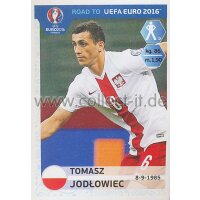 Road to EM 2016 - Sticker  214 - Tomasz Jodlowiec
