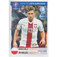 Road to EM 2016 - Sticker  219 - Maciej Rybus